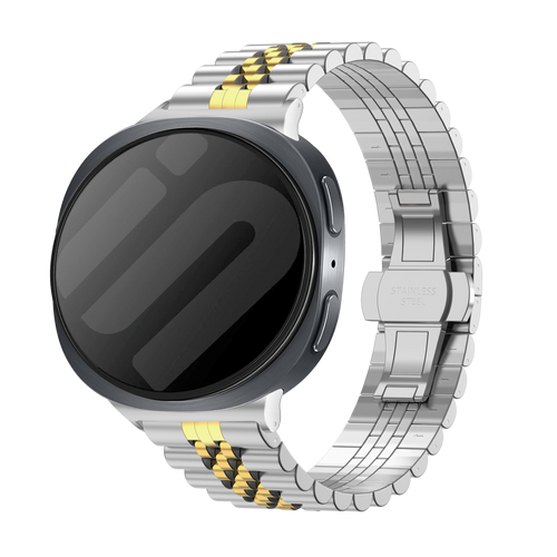Samsung Galaxy Watch 8 Classic Jubilee Steel Strap (Silver/Gold)