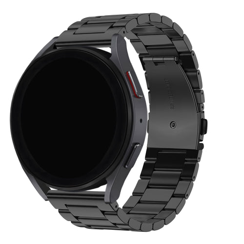 BALR Samsung Galaxy Watch 3 45mm Steel Link Strap (Black)