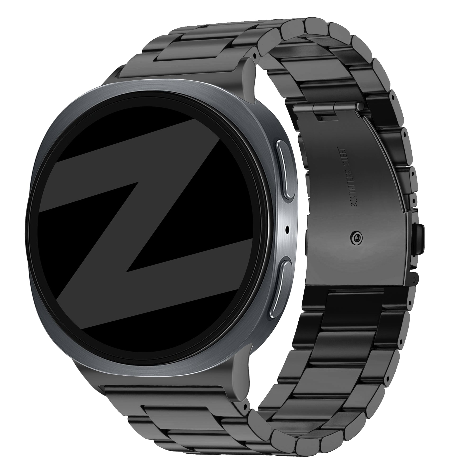 Bandz Samsung Galaxy Watch 8 Classic Steel Strap 'Classic' (Black)