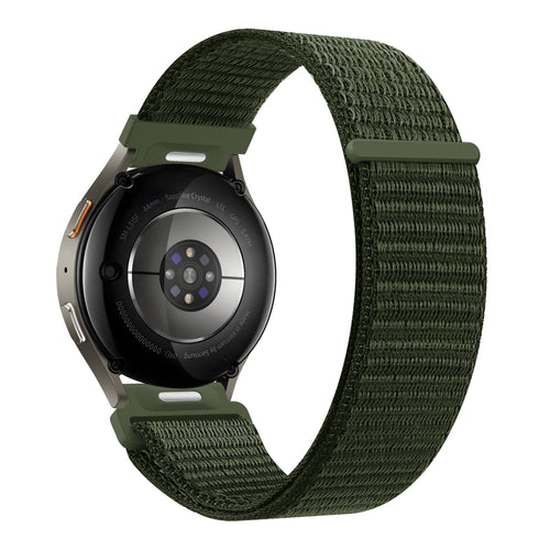 Bandz Huawei Watch GT 6 - 46mm Nylon Strap 'Easy fit' (Green)