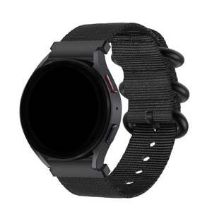 BALR Amazfit Bip U (Pro) Nylon Strap with Buckle (Black)