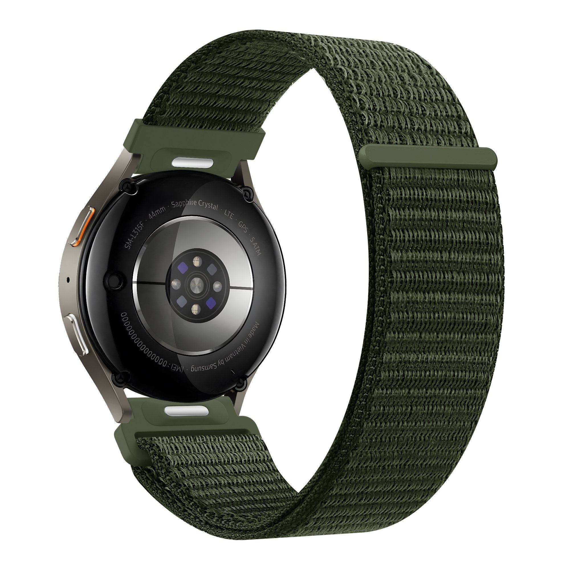 Bandz Fossil Gen 6 - 44mm Nylon Strap 'Easy Fit' (Green)