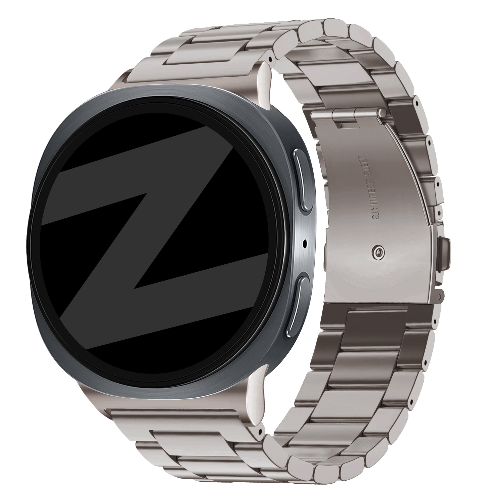 Bandz Samsung Galaxy Watch 8 Classic Steel Strap 'Classic' (Titanium)