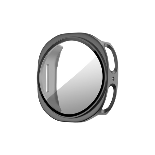 Bandz Samsung Galaxy Watch 8 - 44mm PC Cover with Glass (Titanium Grey)