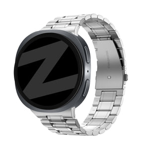 Bandz Samsung Galaxy Watch 8 - 44mm Steel Strap 'Deluxe' (Silver)