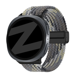 Bandz Samsung Galaxy Watch 8 - 44mm Magnetic Braided Strap (Slate)