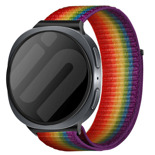 Samsung Galaxy Watch 8 - 40mm Nylon Strap (Rainbow)