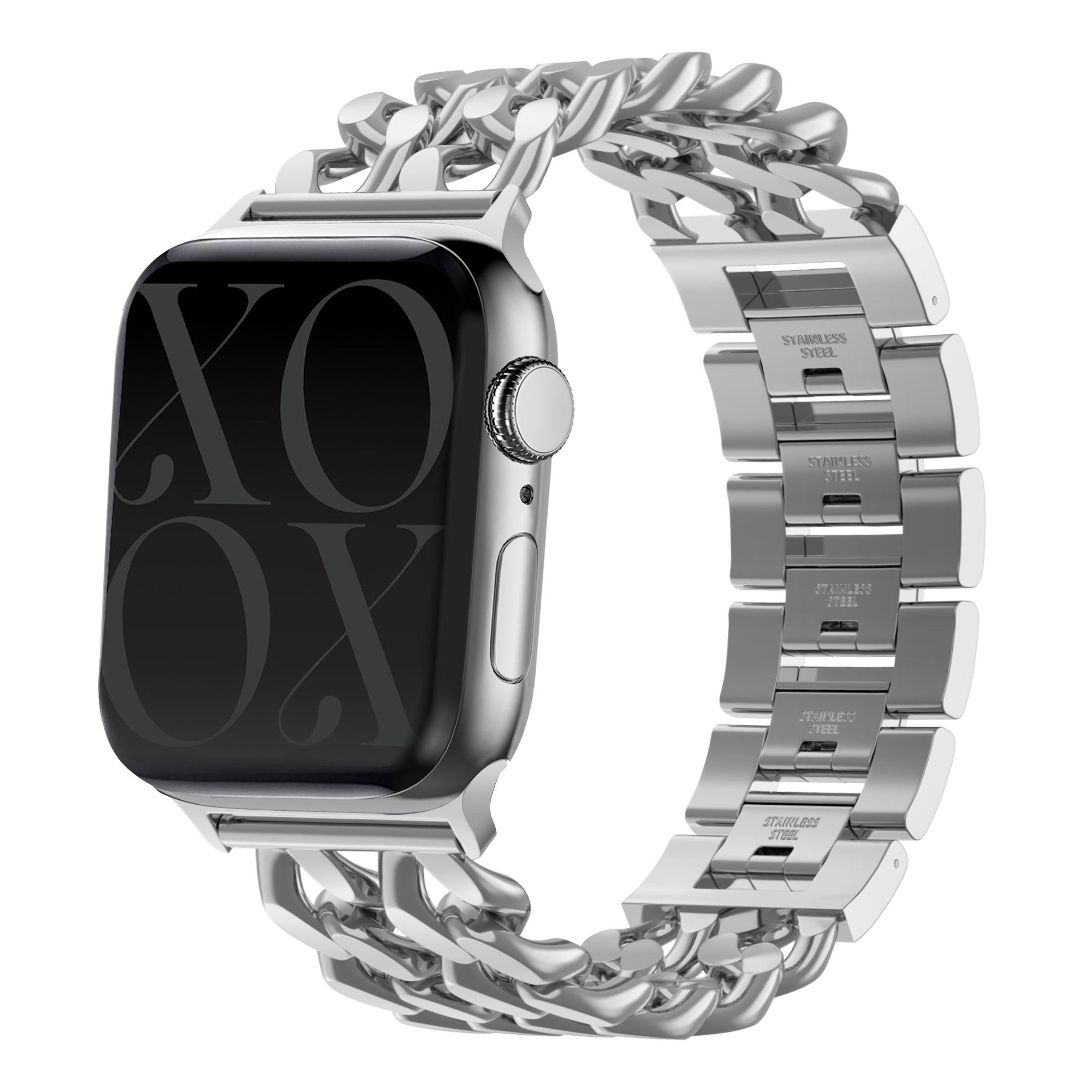 xoxo Wildhearts Apple Watch Steel Strap - Chain strap (Silver) - 38/40/41/42mm