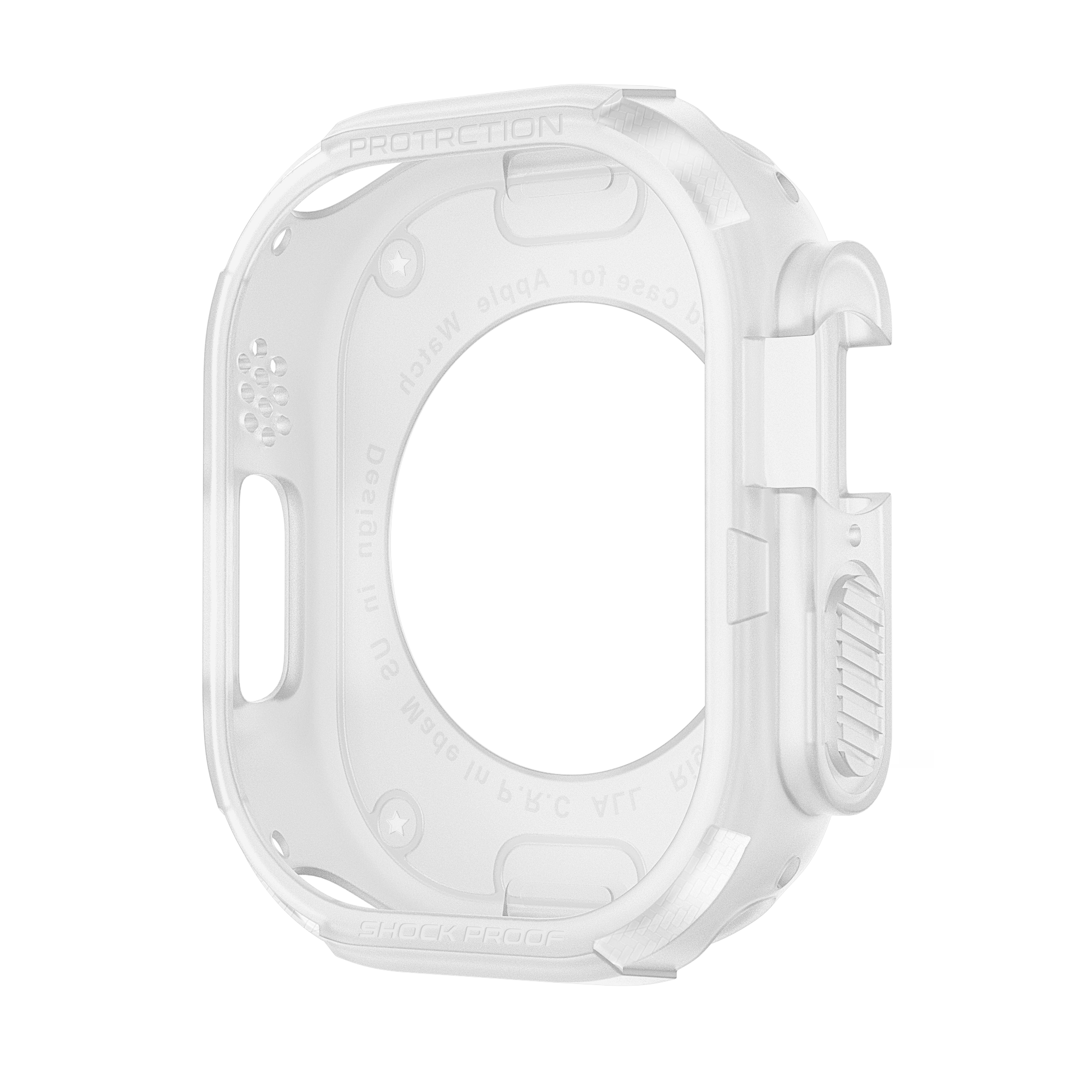 Bandz Apple Watch Ultra - 49mm Rugged TPU Case (Transparent)