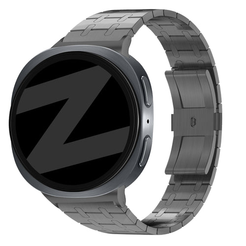 Bandz Samsung Galaxy Watch 8 - 44mm Steel Strap 'Royal' (Black)