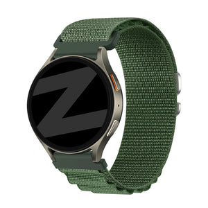 Bandz Samsung Galaxy Watch 5 Pro Alpine Nylon Strap (Army Green)