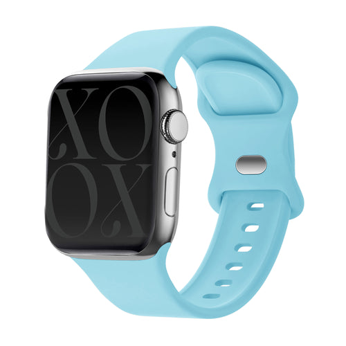 xoxo Wildhearts Apple Watch Silicone Strap (Light Blue)