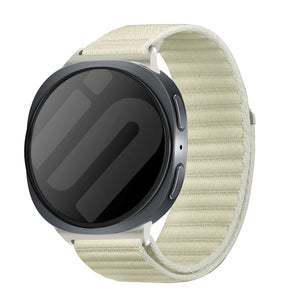Samsung Galaxy Watch 8 - 40mm Wave Nylon Strap (Starlight)