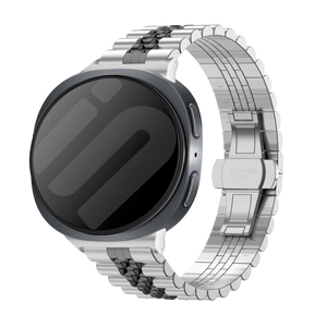 Samsung Galaxy Watch 8 Classic Jubilee Steel Strap (Silver/Black)