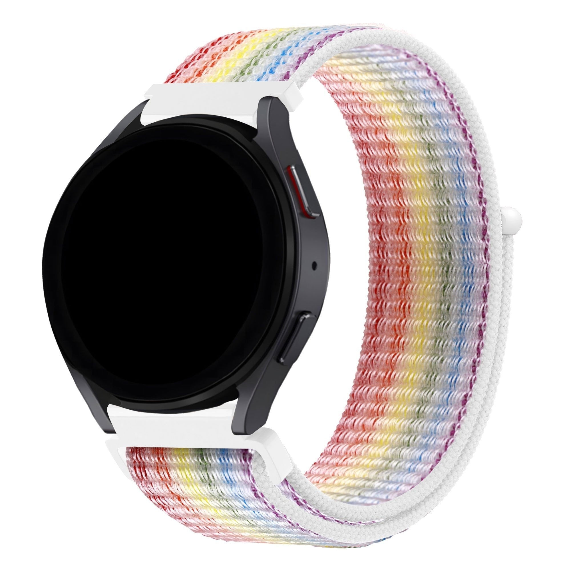 Bandz Amazfit Active 2 Nylon Loop Strap (Multicolour)