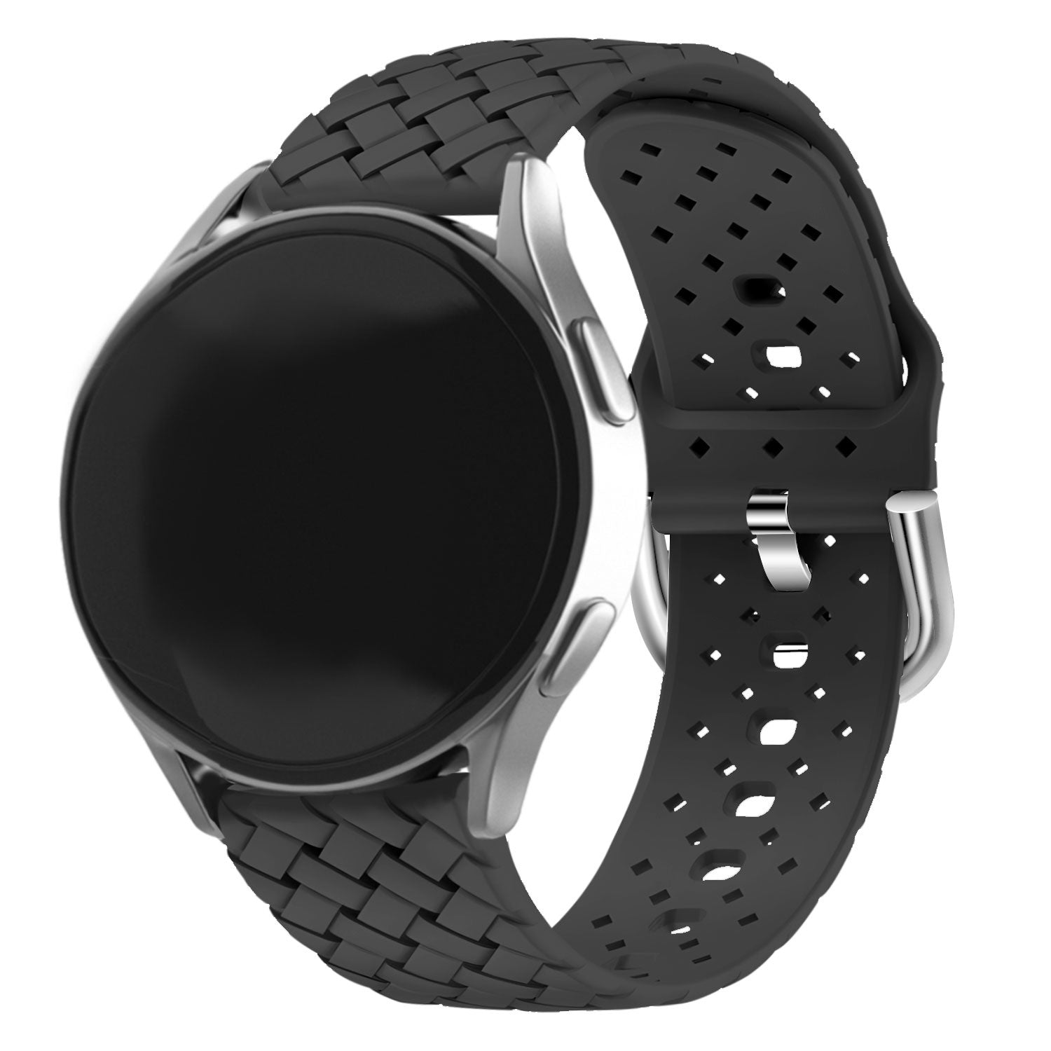 Coros Pace 2 Braided Silicone Strap (Black)