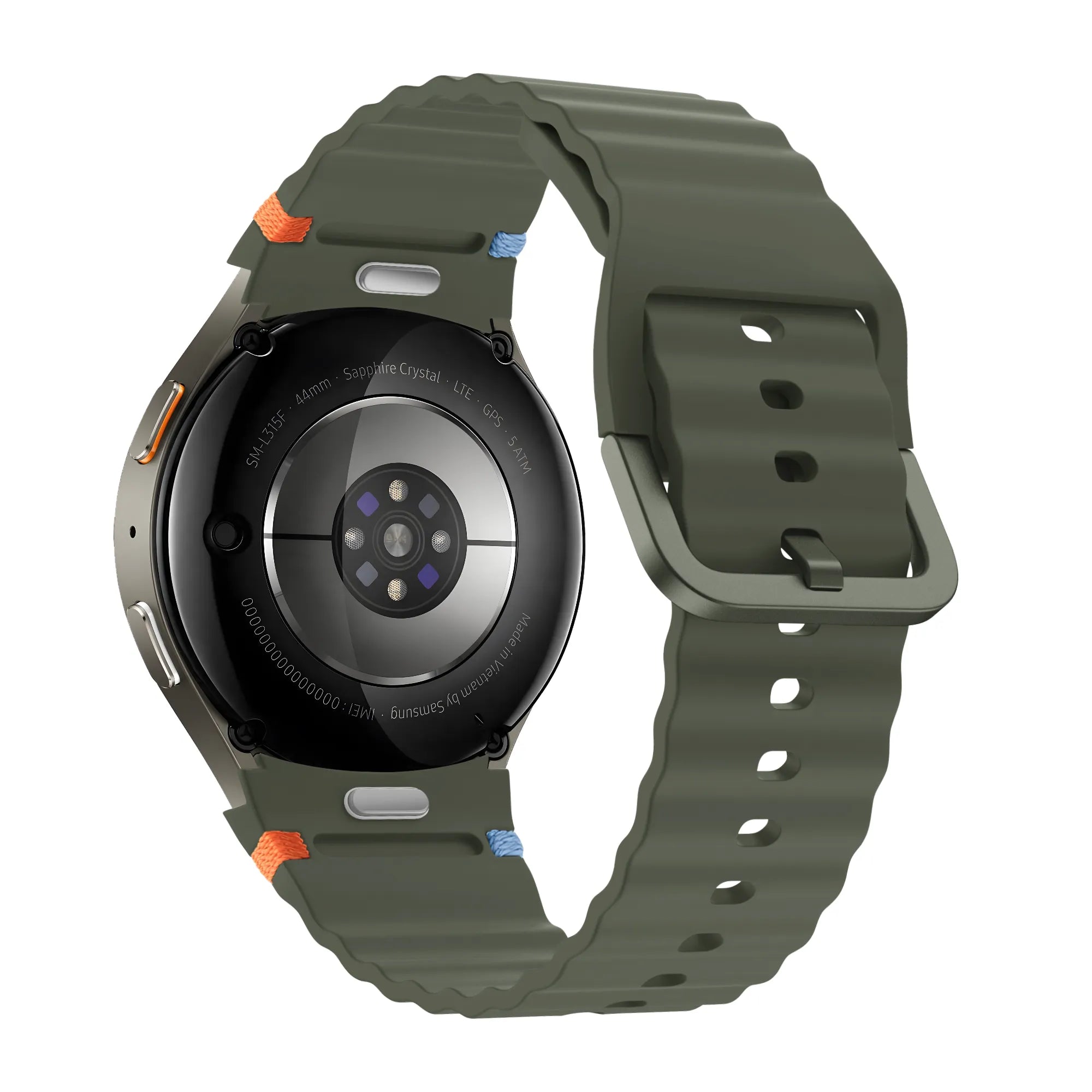 Bandz Samsung Galaxy Watch 5 - 40mm Wave Strap 'Easy Fit' (Green)