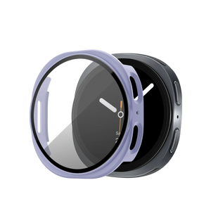 Bandz Samsung Galaxy Watch 8 - 40mm PC Cover with Glass (Purple)