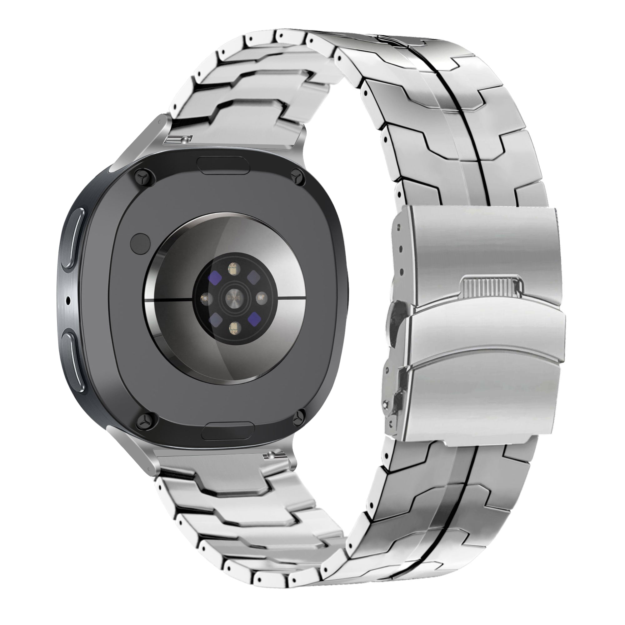 Bandz Samsung Galaxy Watch 8 - 40mm Titanium Strap 'Iron' (Silver)