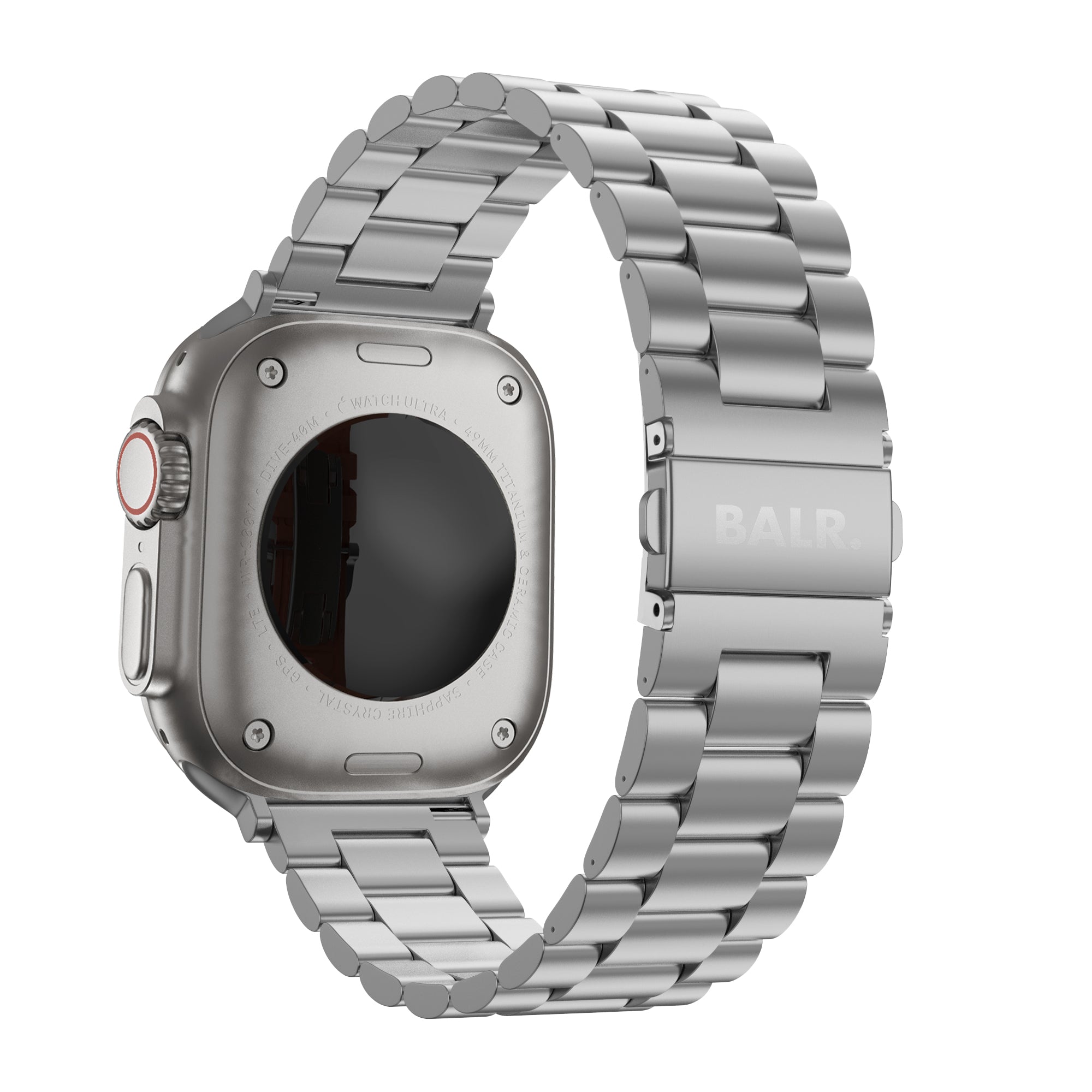 BALR Apple Watch Titanium Strap (Silver)