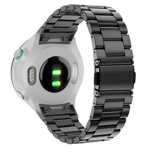 Bandz Garmin Descent G1 Steel Strap 'Classic' (Black)