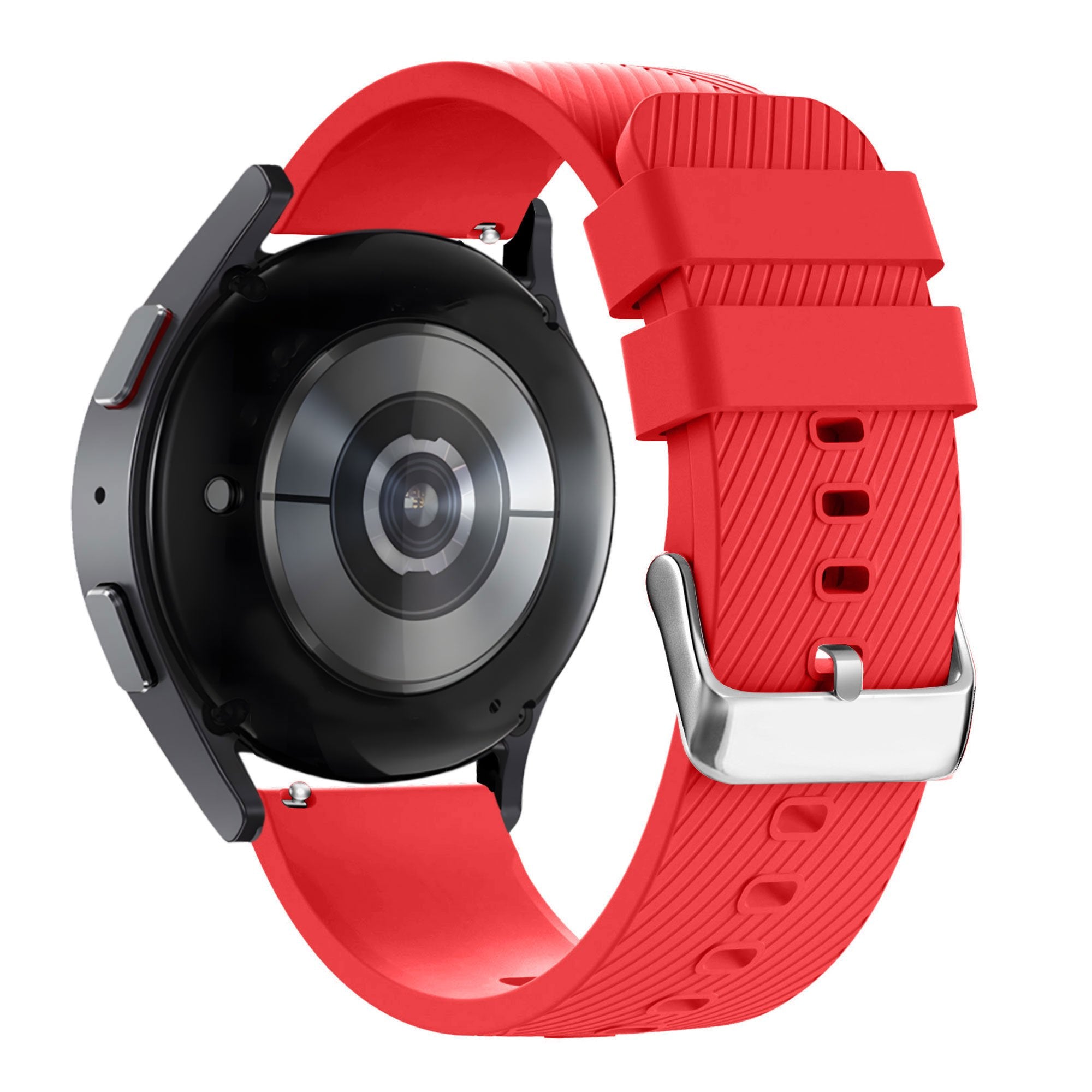 Bandz Redmi Watch 5 Active Silicone Strap 'Deluxe' (Red)