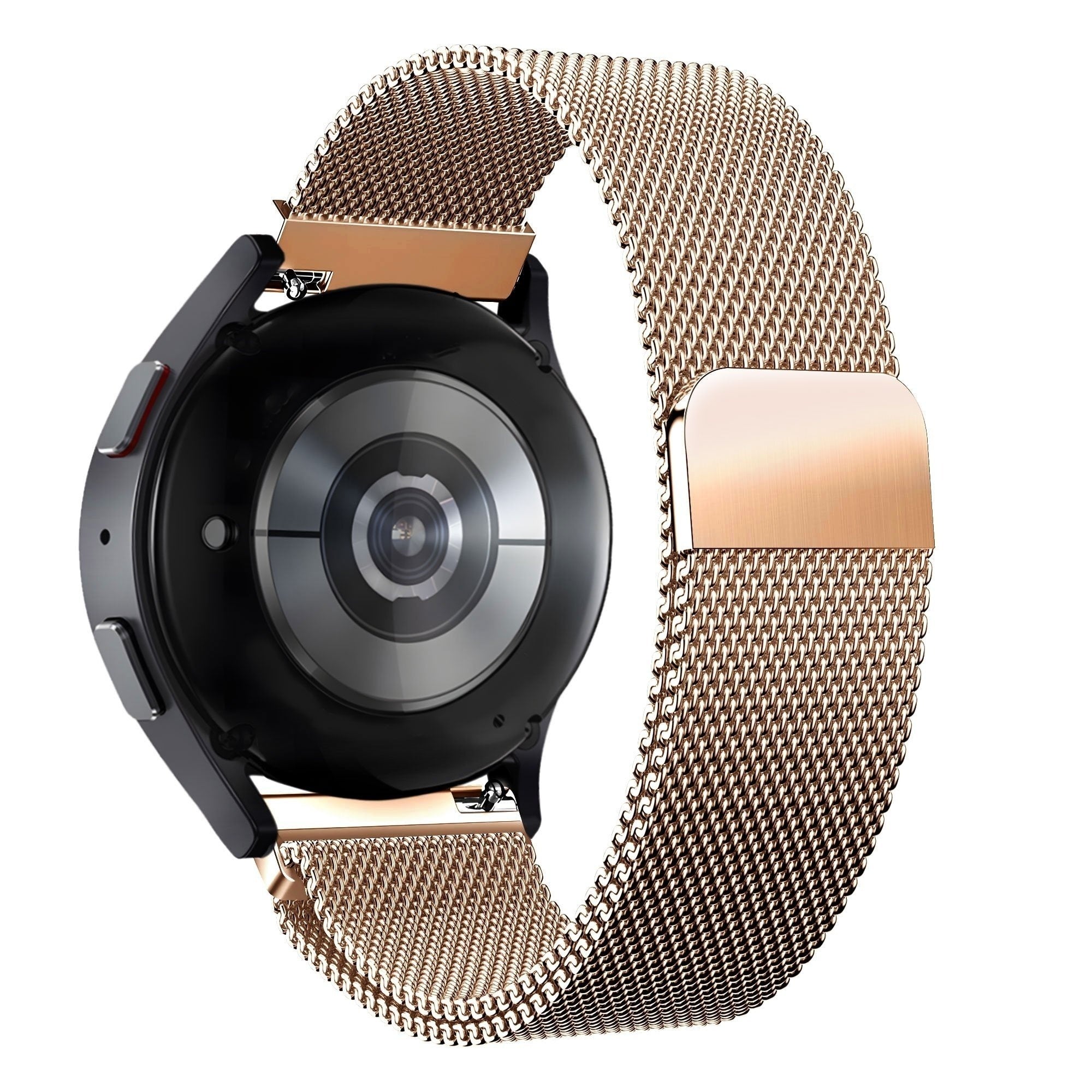 Bandz Amazfit Active 2 Milanese Loop Strap (Rose Gold)