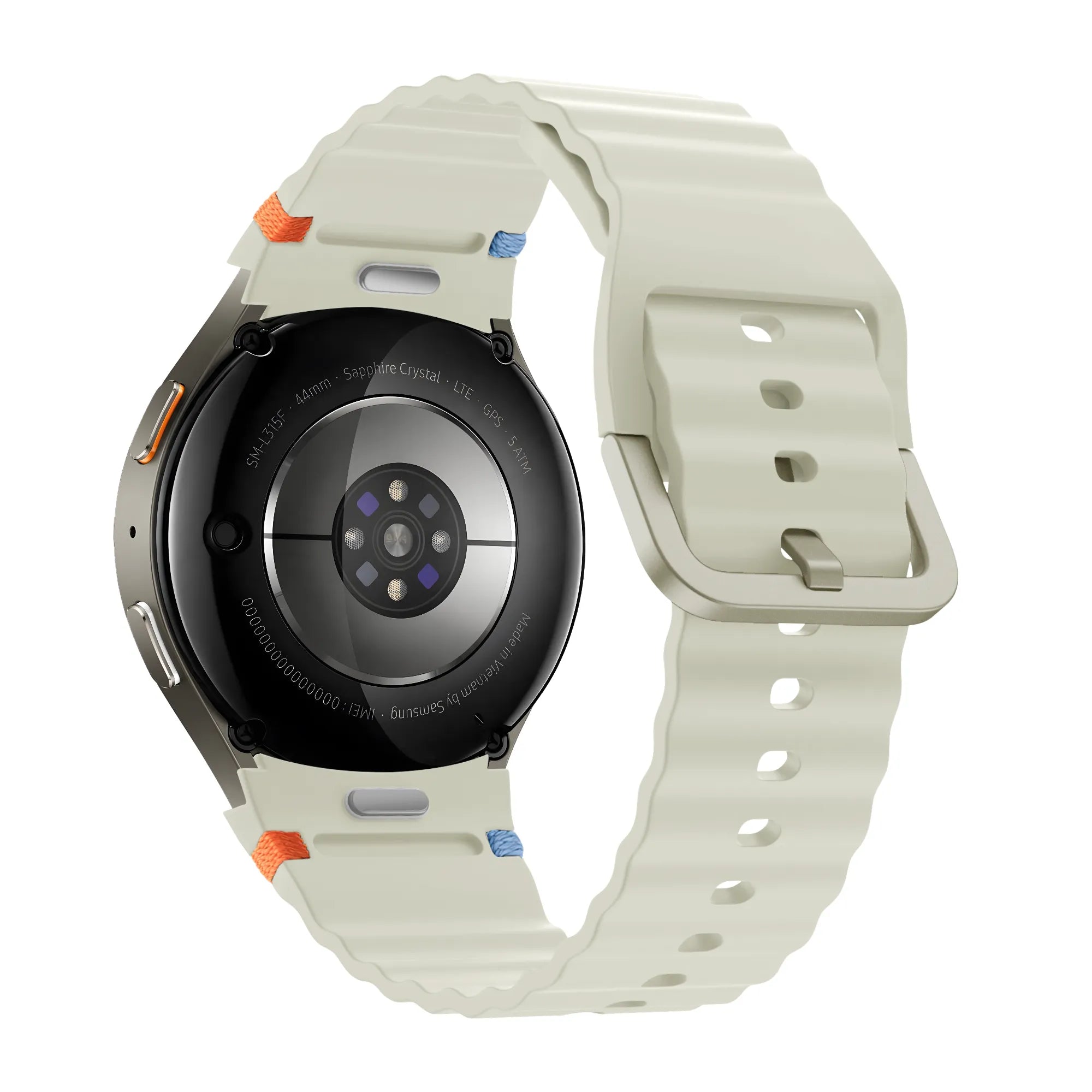 Bandz Samsung Galaxy Watch 6 Classic - 47mm Wave Strap 'Easy Fit' (Starlight)