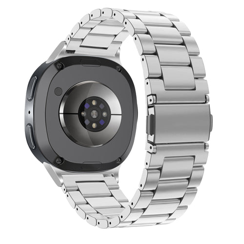 Bandz Samsung Galaxy Watch 8 Classic Steel Strap 'Classic' (Silver)