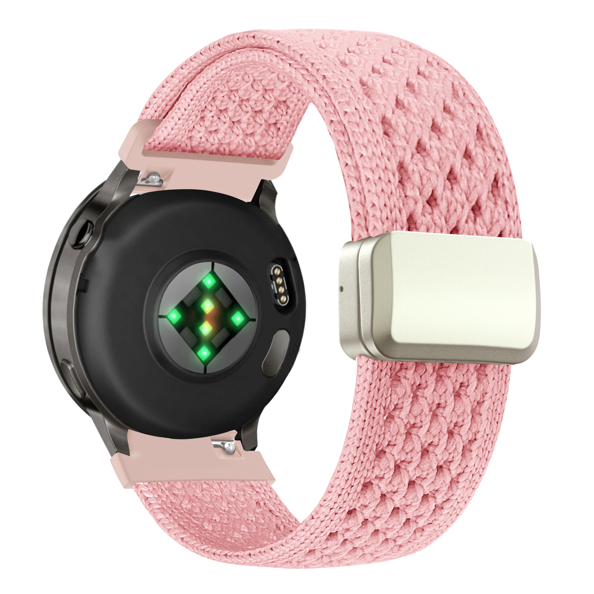 Bandz Garmin Approach J1 Vintage Nylon Strap (Pink)