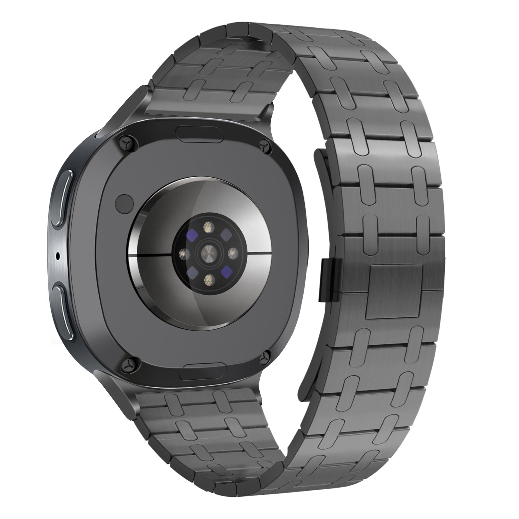 Bandz Samsung Galaxy Watch 8 - 44mm Steel Strap 'Royal' (Black)