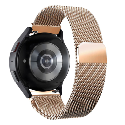 Bandz Garmin Approach S40 Milanese Loop Strap (Rose Gold)