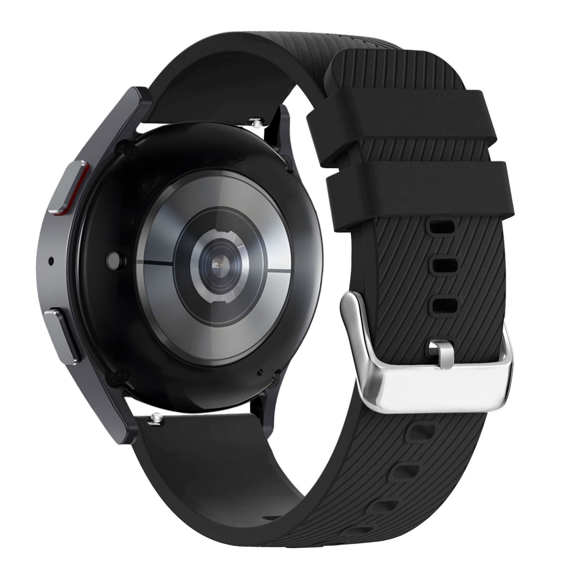 Bandz Realme Watch 2 (Pro) Silicone Band 'Deluxe' (Black)