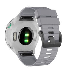Bandz Garmin Instinct 3 - 45mm Silicone Strap with Buckle (Grey)