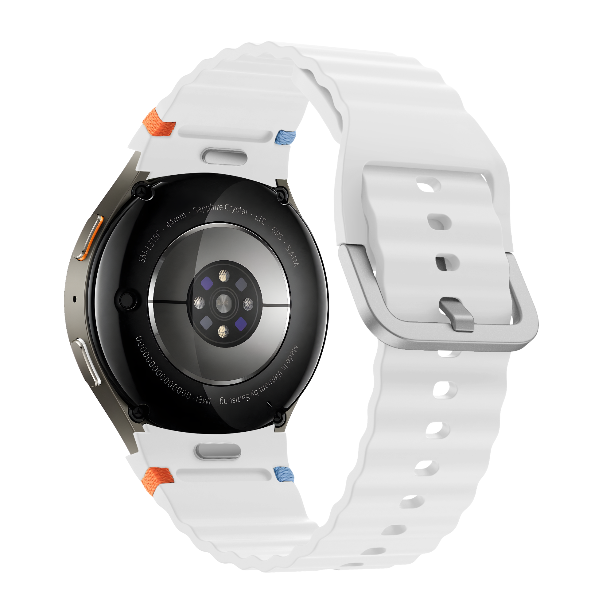 Bandz Samsung Galaxy Watch 6 - 40mm Wave Strap 'Easy Fit' (White)