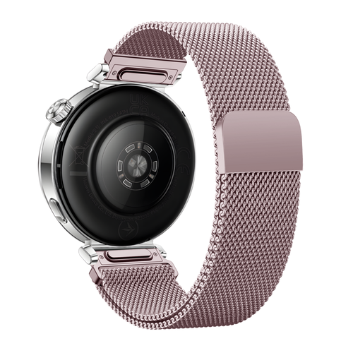 Bandz Huawei Watch GT 5 - 41mm Milanese Strap 'Easy fit' (Pink)