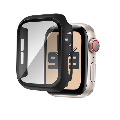Bandz Apple Watch 10 & 11 PC Case with Glass (Black)