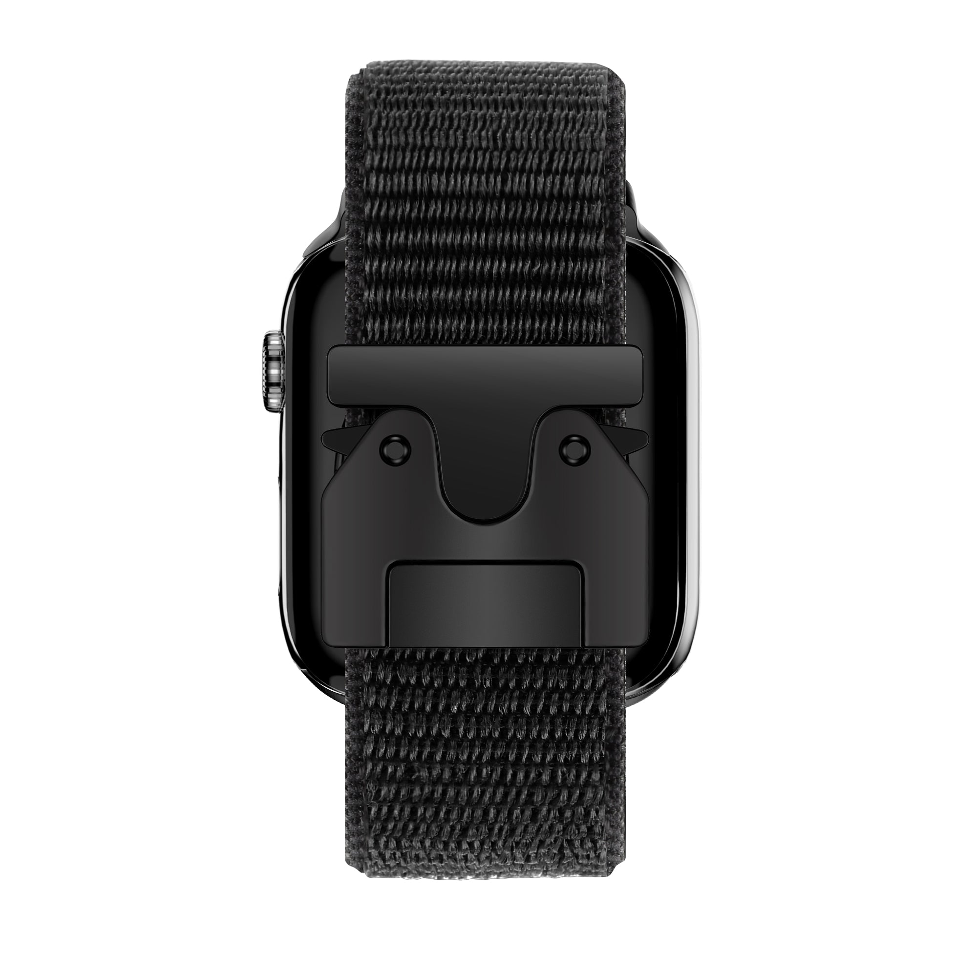 Bandz Apple Watch Nylon Strap 'Classic' with P-Buckle (Black)