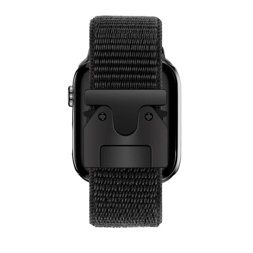 Bandz Apple Watch Nylon Strap 'Classic' with P-Buckle (Black)