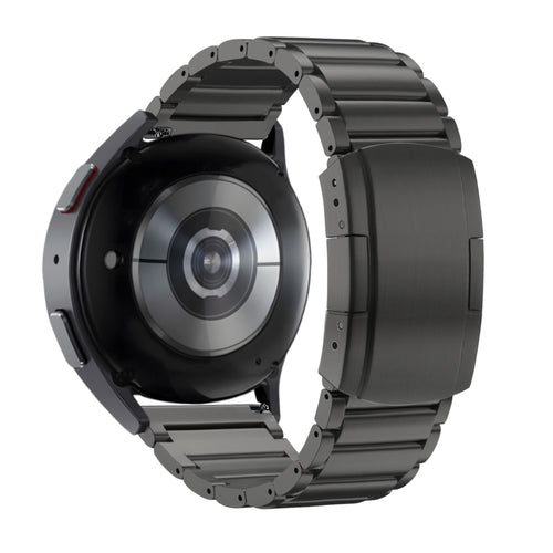 Bandz Huawei Watch 5 - 46mm Titanium Link Strap (Black)