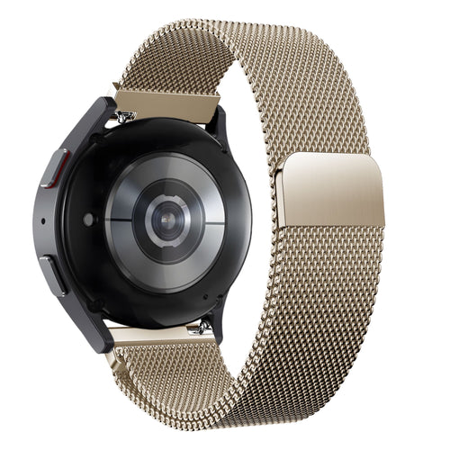 Bandz Garmin Forerunner 165 Milanese Loop Strap (Champagne Gold)