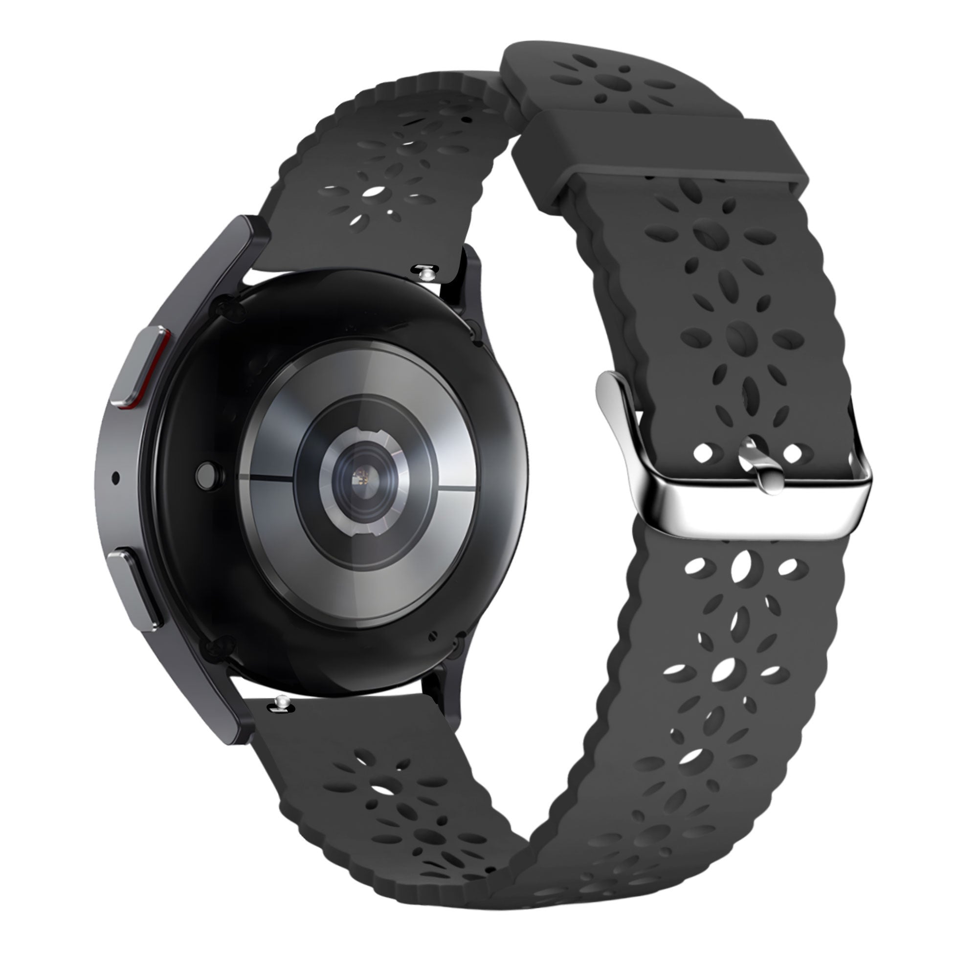 Bandz Coros Pace 2 Patterned Silicone Strap (Black)
