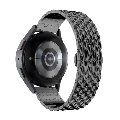 Bandz Huawei Watch GT 6 Pro - 46mm Steel Strap 'Dragon' (Black)