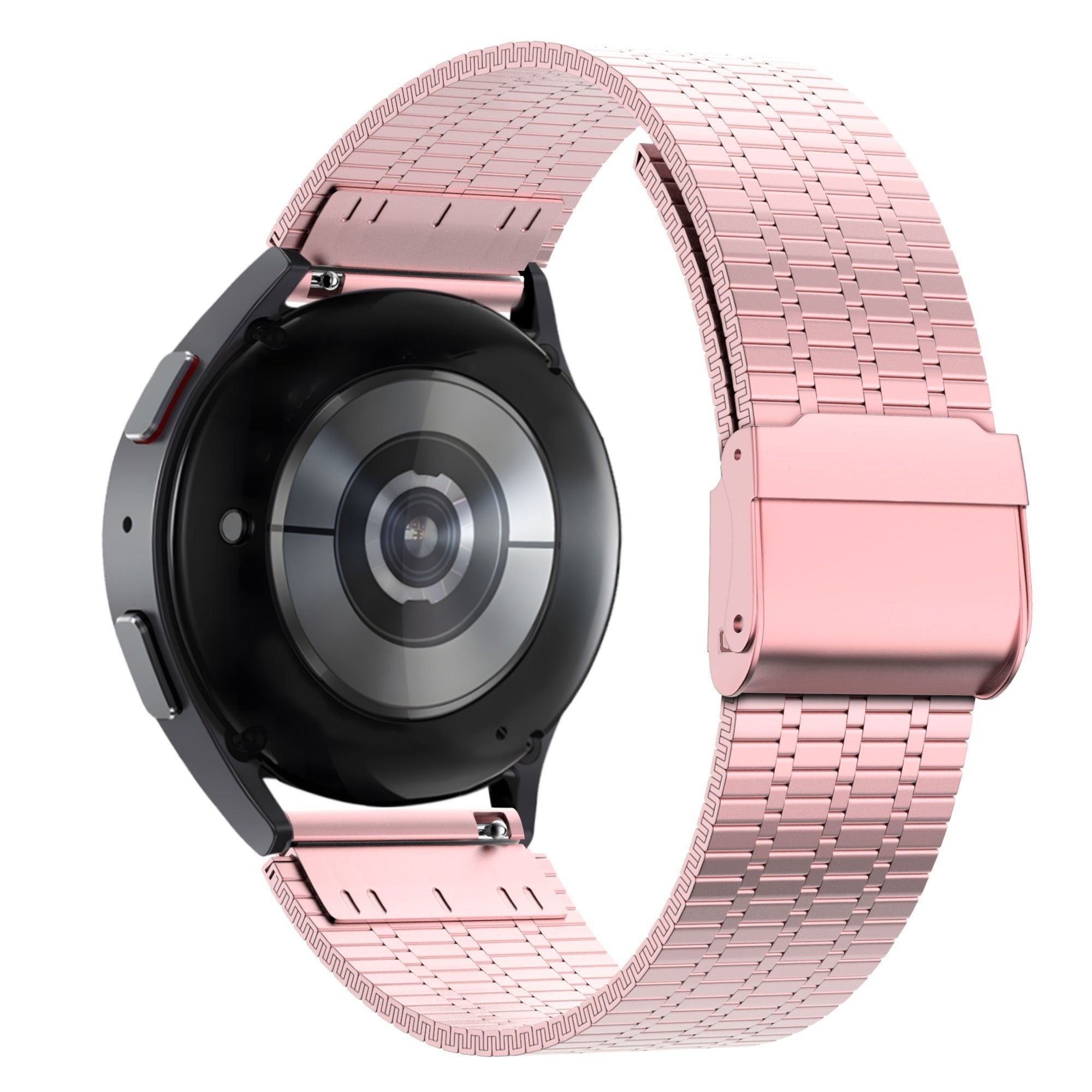 Bandz Amazfit Active 2 Adjustable Steel Strap (Pink)