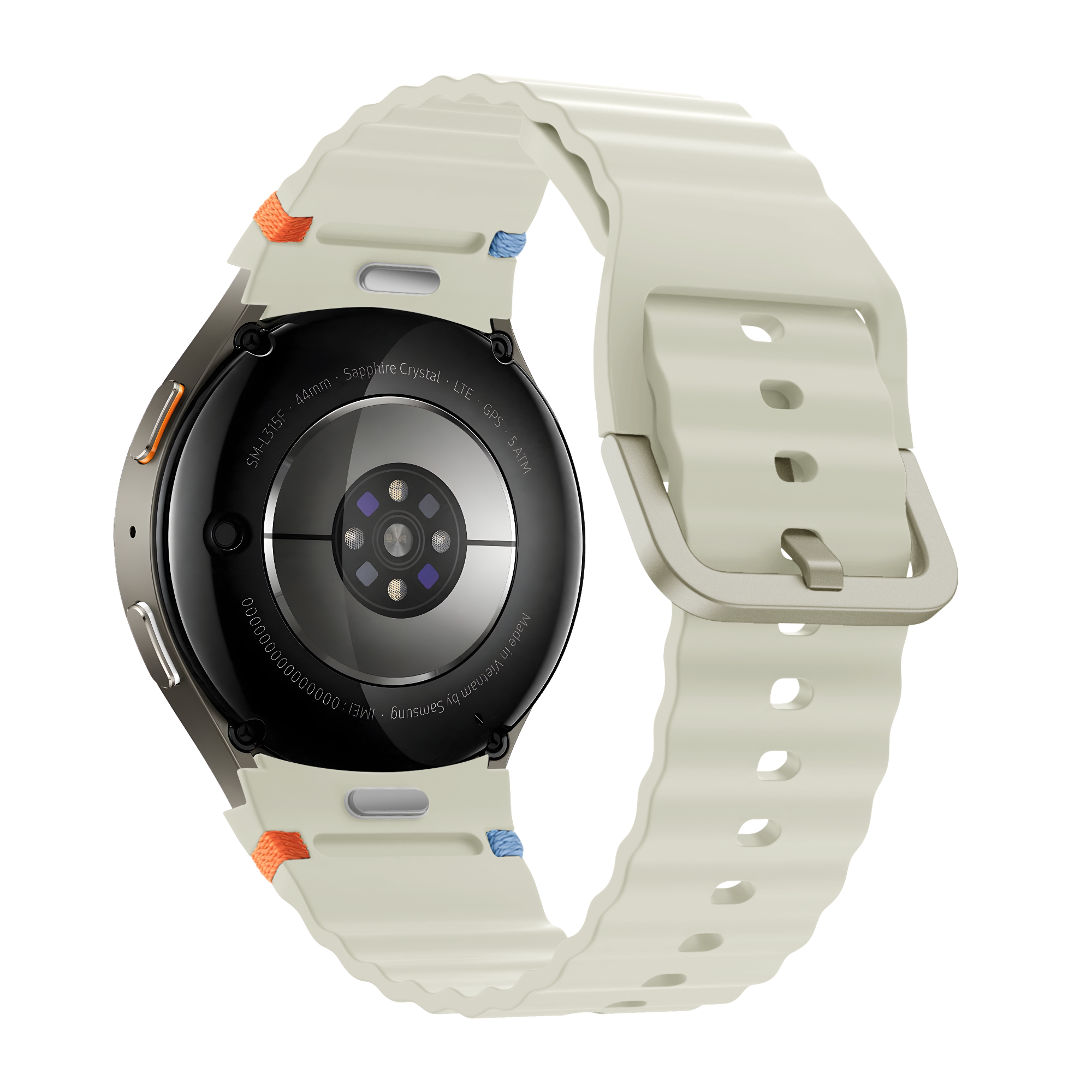 Bandz Samsung Galaxy Watch 6 - 40mm Wave Strap 'Easy Fit' (Starlight)