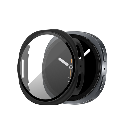 Bandz Samsung Galaxy Watch 8 - 44mm PC Cover with Glass (Black)