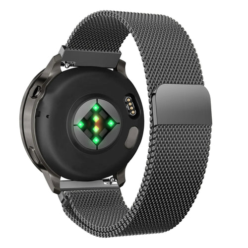 Bandz Garmin Forerunner 170 Milanese Loop Strap (Black)