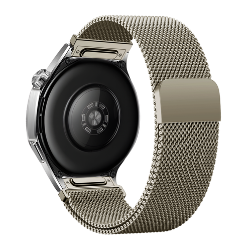 Bandz Amazfit Balance 'One Push' Milanese Strap (Titanium)