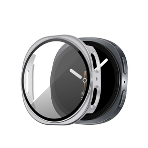 Bandz Samsung Galaxy Watch 8 - 40mm PC Cover with Glass (Silver)
