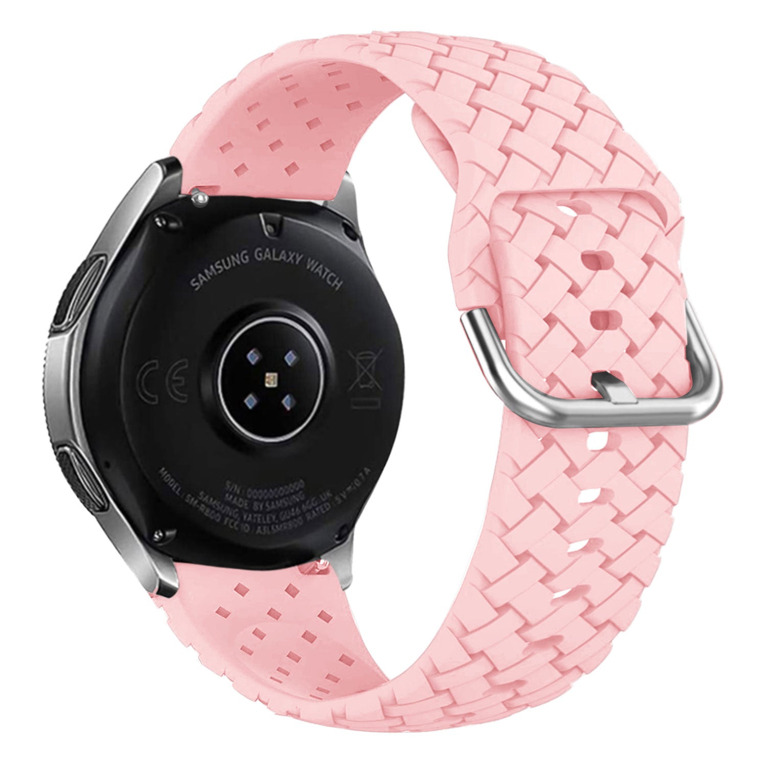 Samsung Galaxy Watch 4 Classic 42mm Woven Silicone Strap Pink